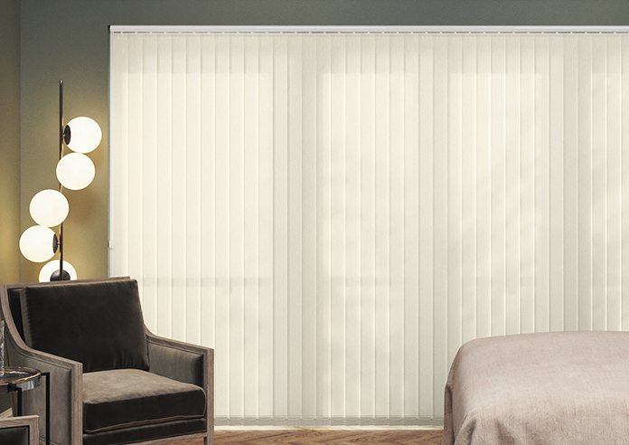 Subtle Grain, Vanilla - Vertical Blind - Image 6
